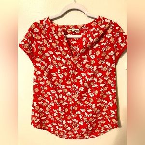 Zahari Split Neck Blouse